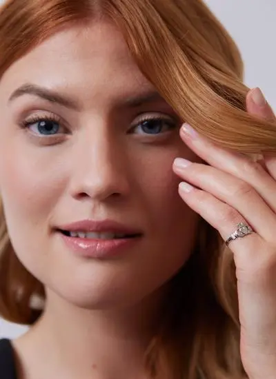 14ct White Gold Claddagh Ring